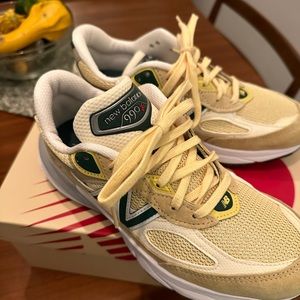 New Balance Made in the USA 990V “Sulphur with with Green” sneakers
